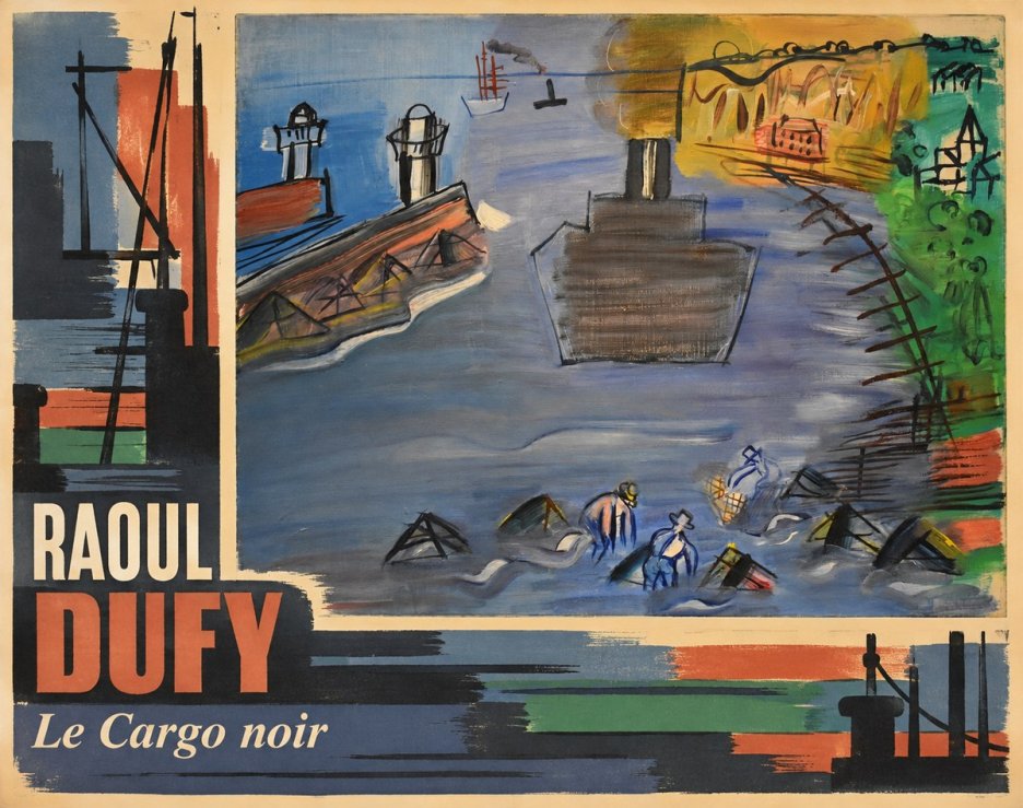 Raoul Dufy Le Cargo Noir No4 - Plakat