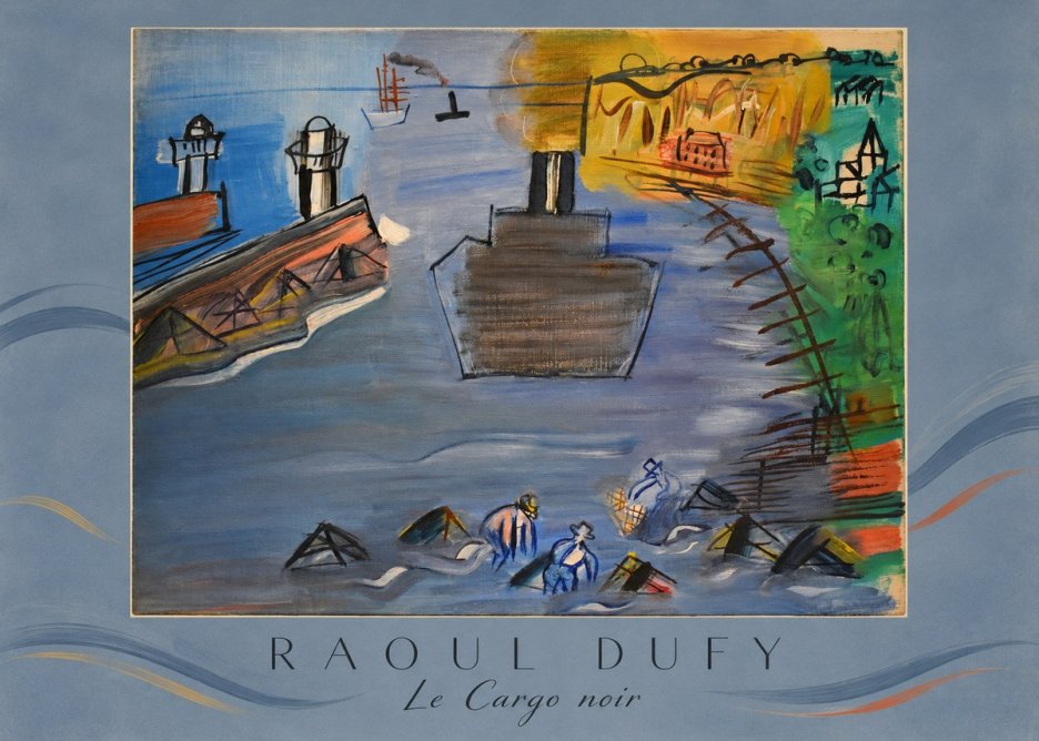 Raoul Dufy Le Cargo Noir No5 - Plakat