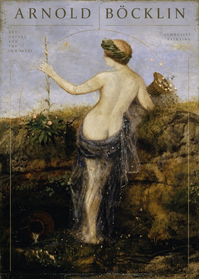 Arnold Böcklin Nymph in a Spring Forest No6 - Plakat