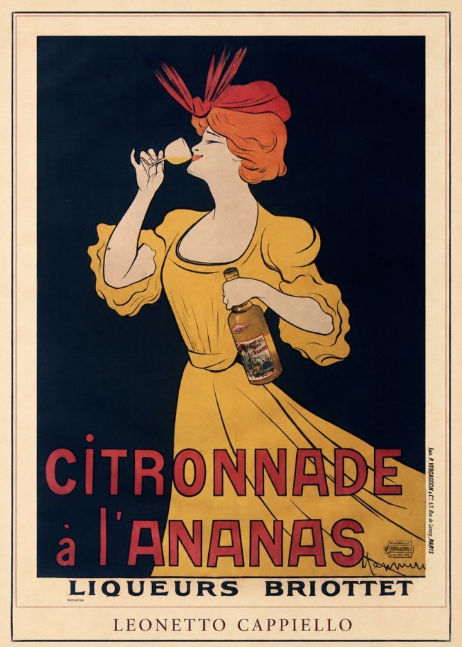 Leonetto Cappiello Citronnade À L'ananas No4 - Plakat