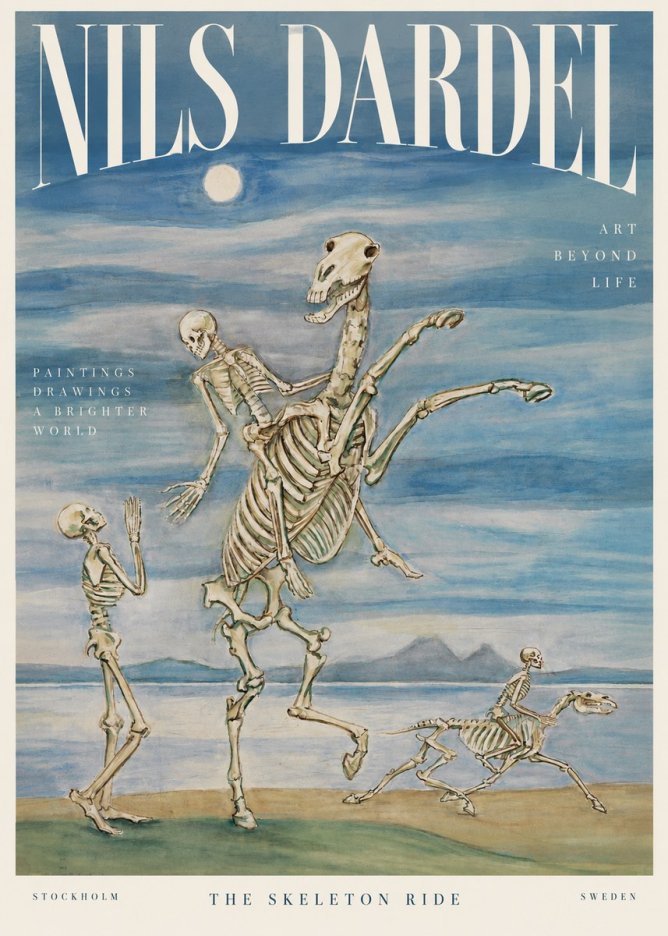 Nils Dardel The Dancer No3 - Plakat