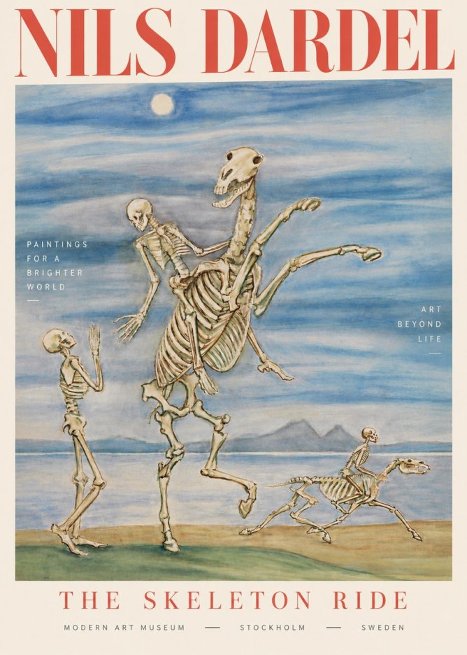Nils Dardel The Dancer No4 - Plakat