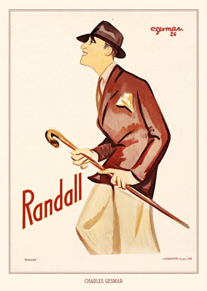 Charles Gesmar Randall I No5 - Plakat