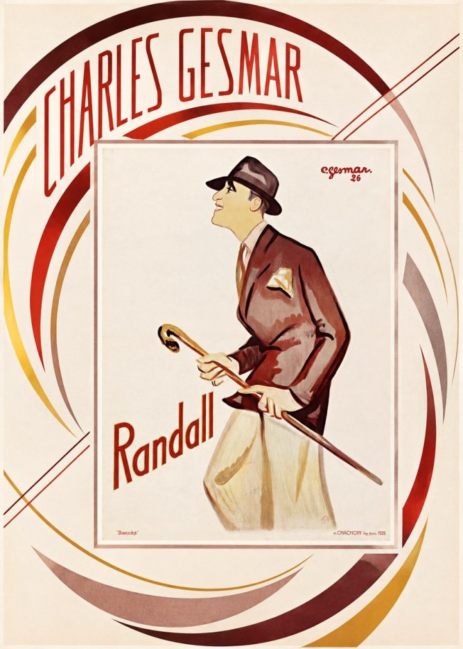 Charles Gesmar Randall I No6 - Plakat