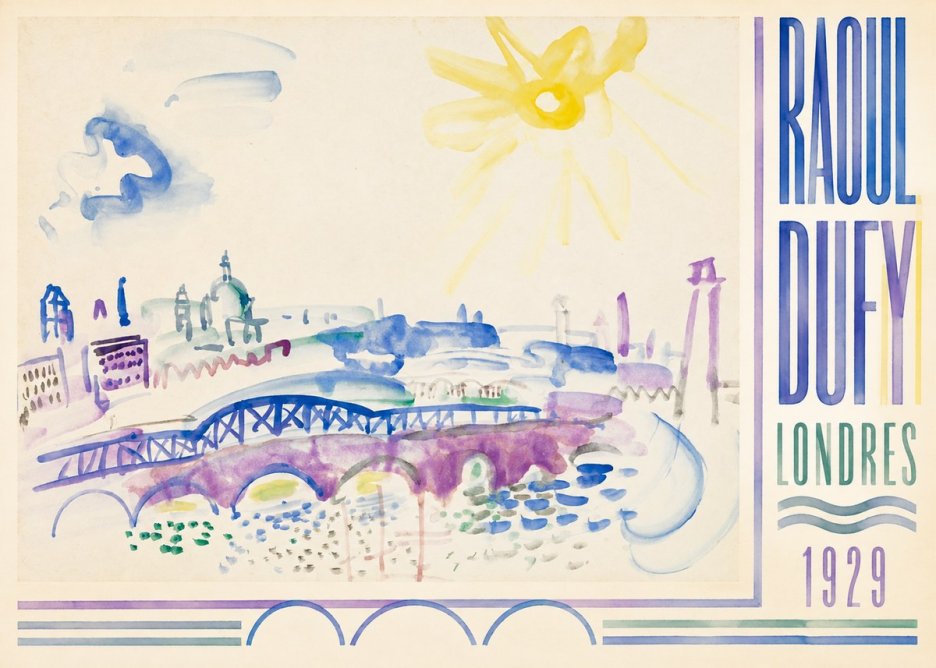 Raoul Dufy Londres - 1929 No2 - Plakat