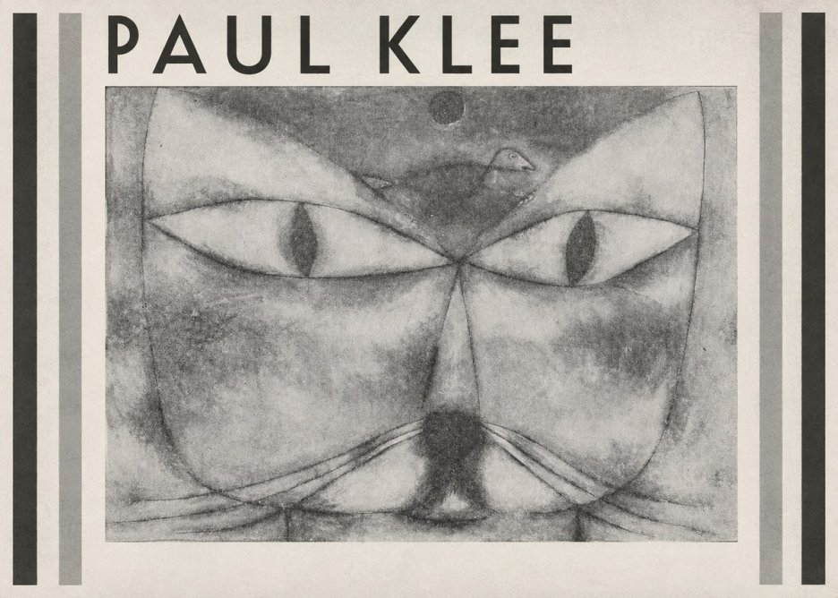 Paul Klee Cat and Bird No1 - Plakat
