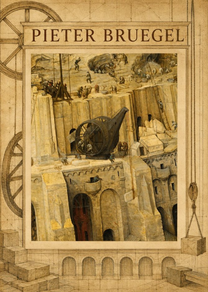 Pieter Bruegel The Tower of Babel VII No3 - Plakat