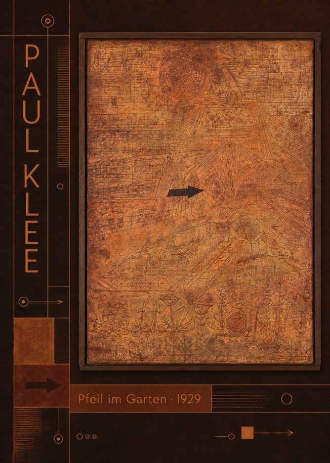 Paul Klee Pfeil Im Garten No2 - Plakat