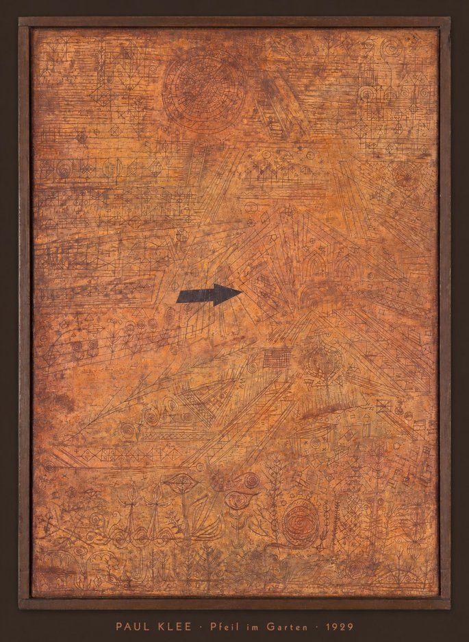 Paul Klee Pfeil Im Garten No4 - Plakat