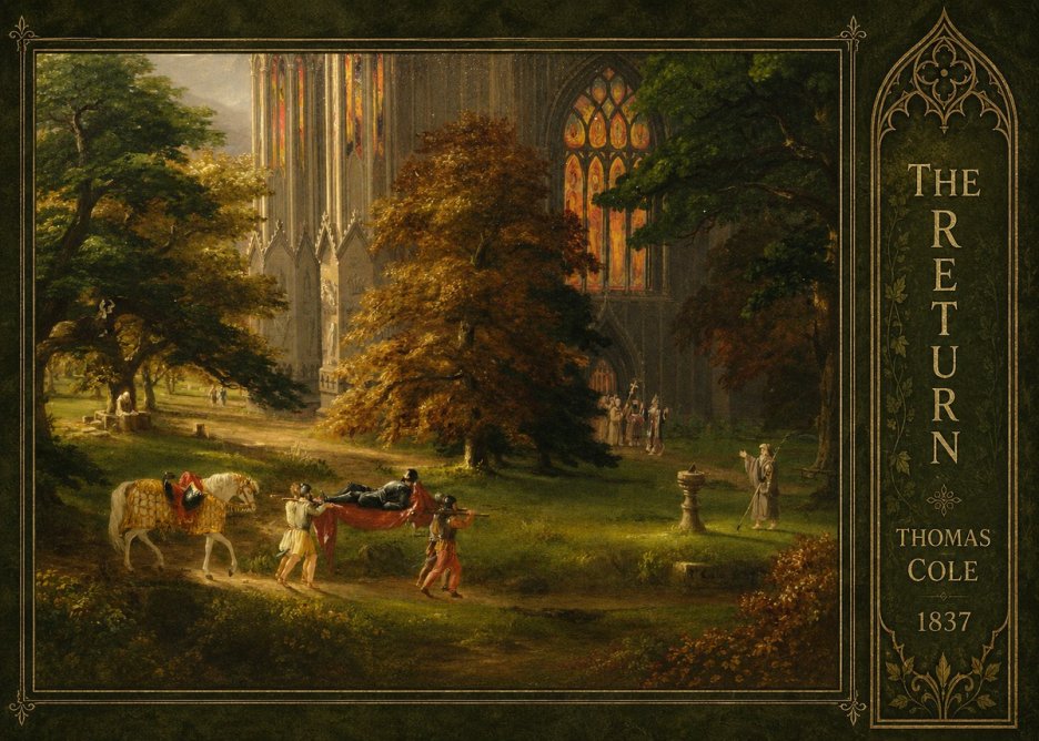Thomas Cole The Return II No2 - Plakat