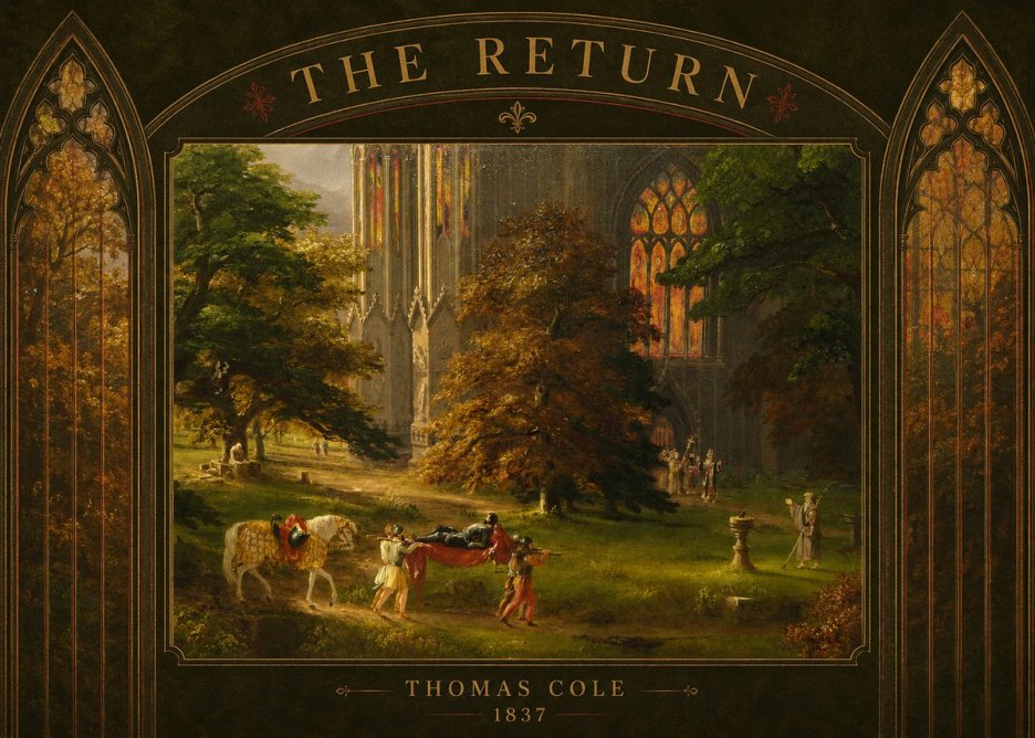 Thomas Cole The Return II No6 - Plakat