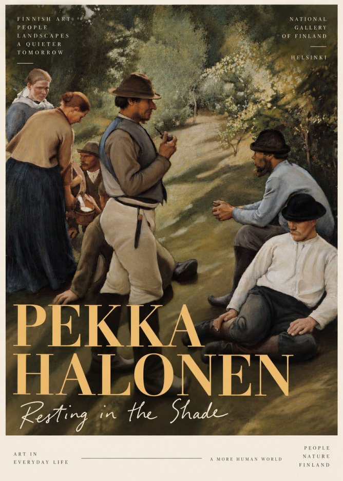Pekka Halonen Resting in the Shade No5 - Plakat