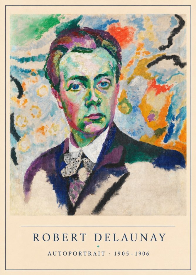 Robert Delaunay Autoportrait No6 - Plakat