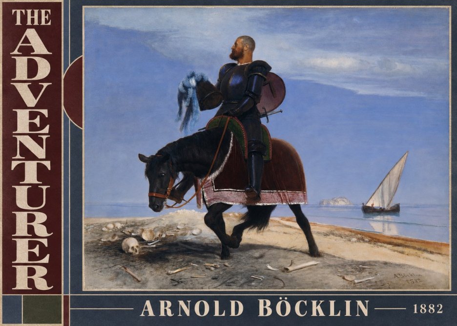 Arnold Böcklin The Adventurer No5 - Plakat