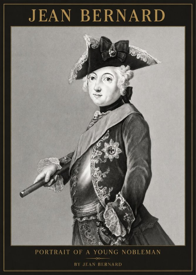 Jean Bernard Portrait of a Young Nobleman No1 - Plakat