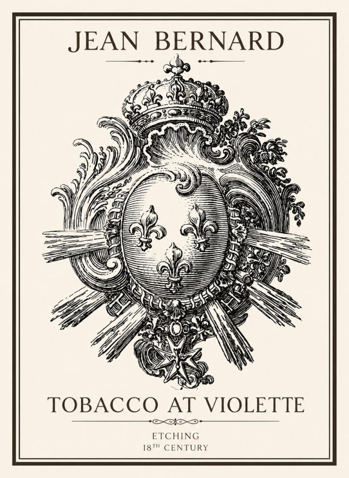 Jean Bernard Tobacco at Violette No1 - Plakat