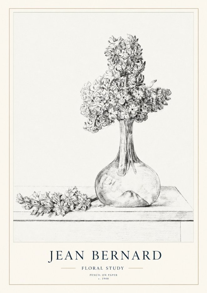Jean Bernard Spring Blossoms No2 - Plakat