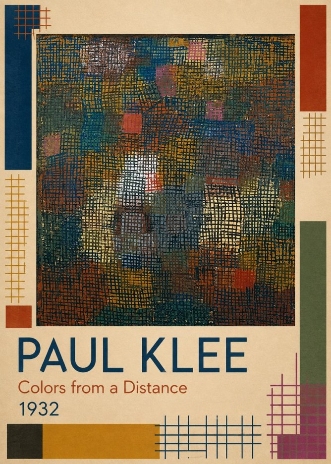 Paul Klee Colors from a Distance No1 - Plakat