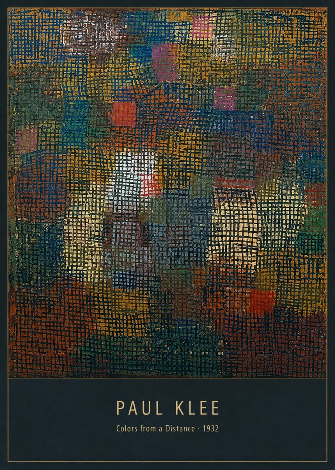 Paul Klee Colors from a Distance No5 - Plakat