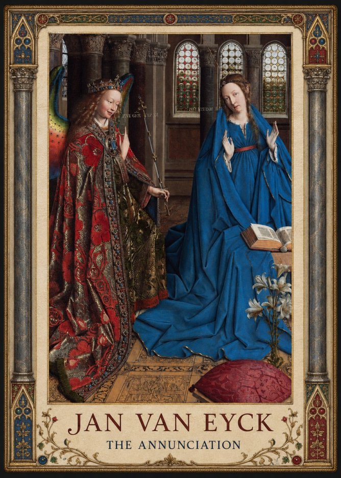Jan van Eyck The Annunciation I No1 - Plakat