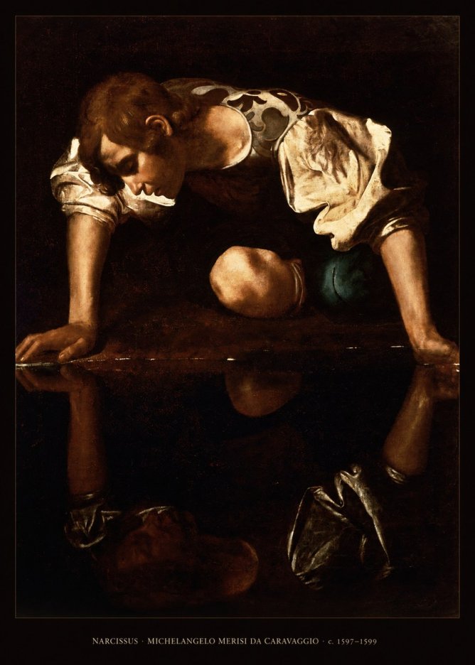 Michelangelo Merisi da Caravaggio Narcissus I No6 - Plakat