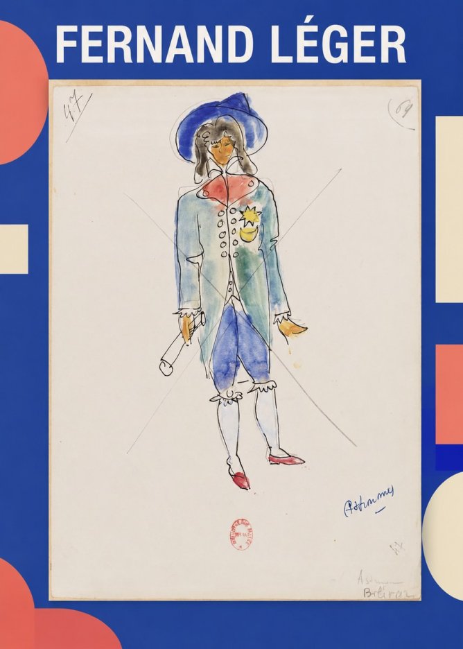Fernand Léger Costume Design I No1 - Plakat