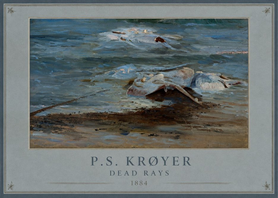 P.S. Krøyer Dead Skates No4 - Plakat