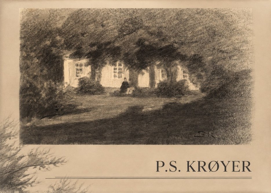P.S. Krøyer Fra Krøyers Hus Og Have I Skagen No2 - Plakat