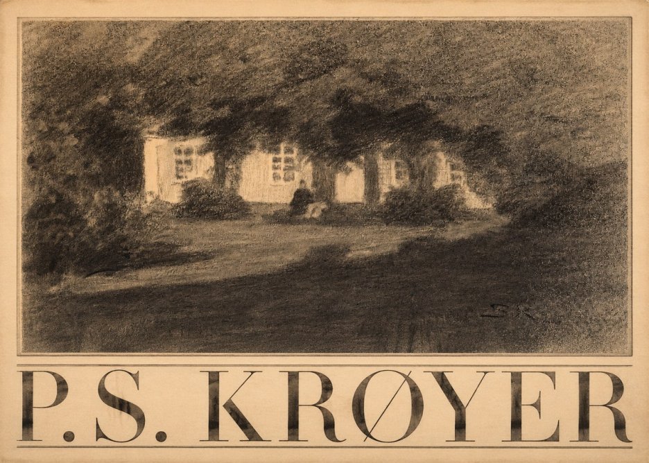 P.S. Krøyer Fra Krøyers Hus Og Have I Skagen No5 - Plakat