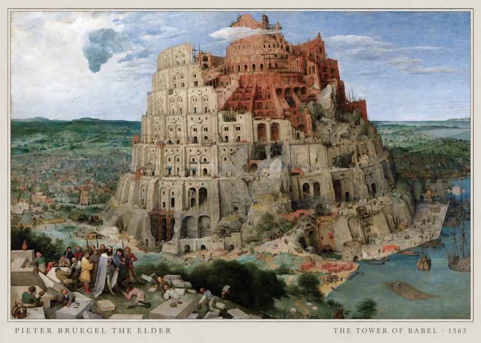 Pieter Bruegel The Tower of Babel IX No5 - Plakat
