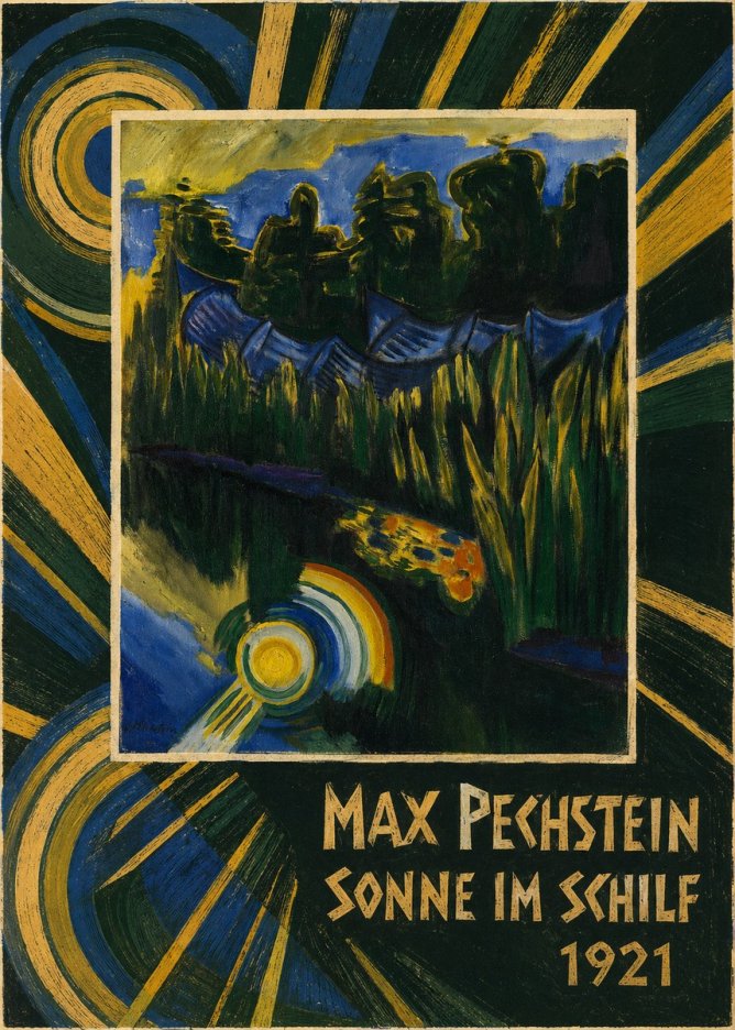 Max Pechstein Sonne Im Schilf No4 - Plakat