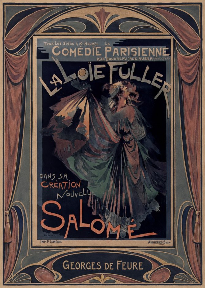 Georges de Feure Salomé I No5 - Plakat