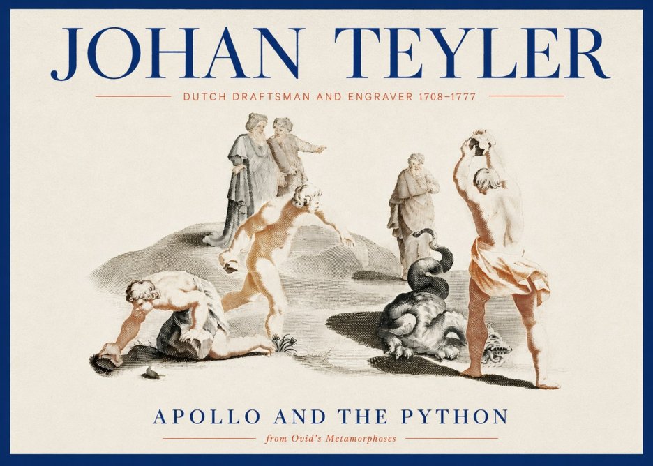 Johan Teyler Apollo and the Python No4 - Plakat