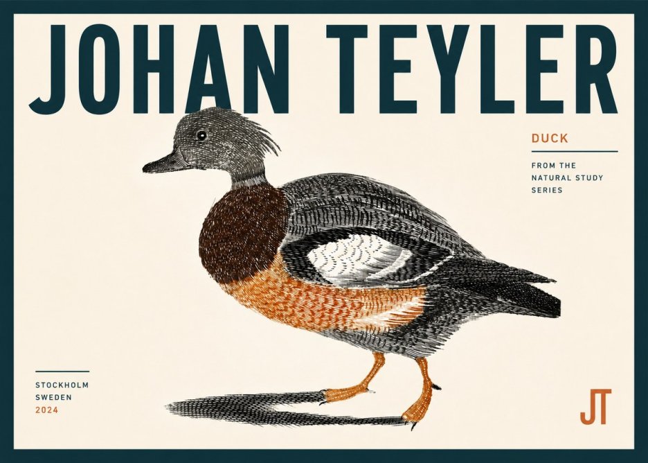 Johan Teyler Duck II No4 - Plakat