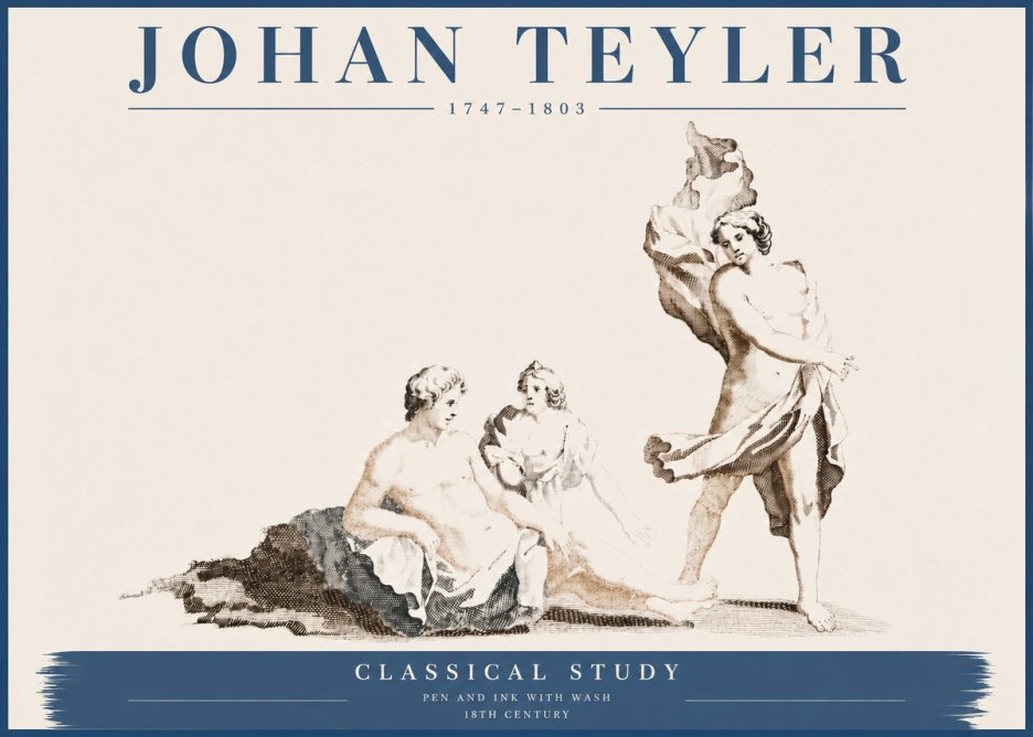 Johan Teyler Classical Study I No4 - Plakat