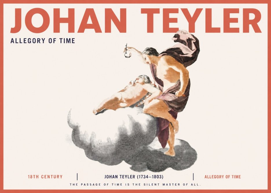 Johan Teyler Allegory of Time No2 - Plakat