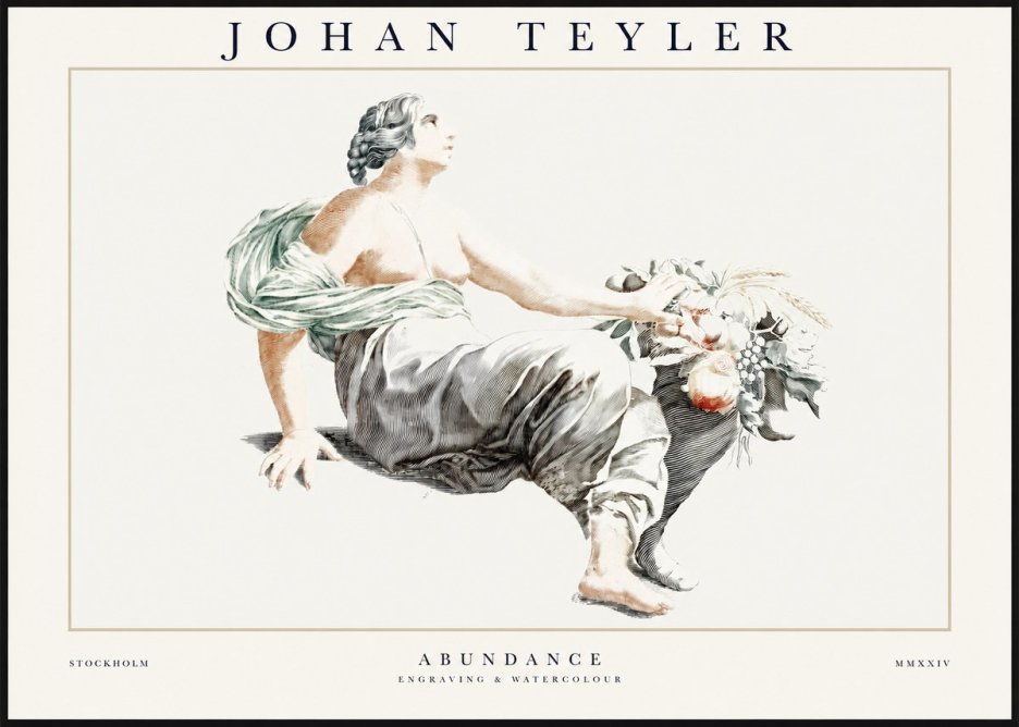 Johan Teyler Abundance No1 - Plakat