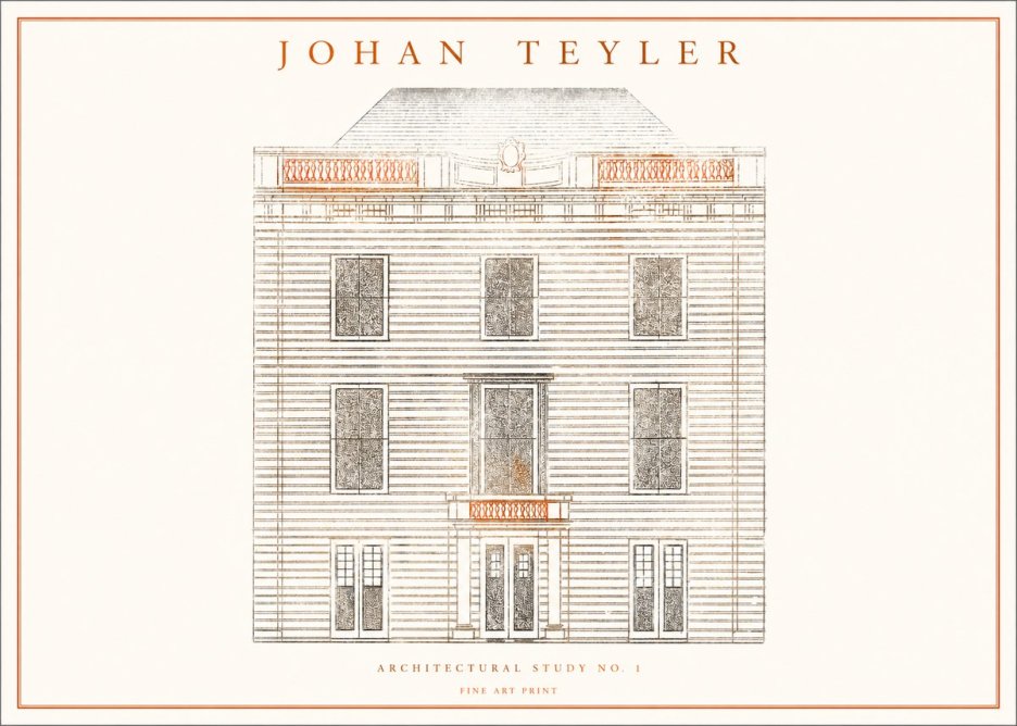 Johan Teyler Architectural Study No. 1 II No1 - Plakat