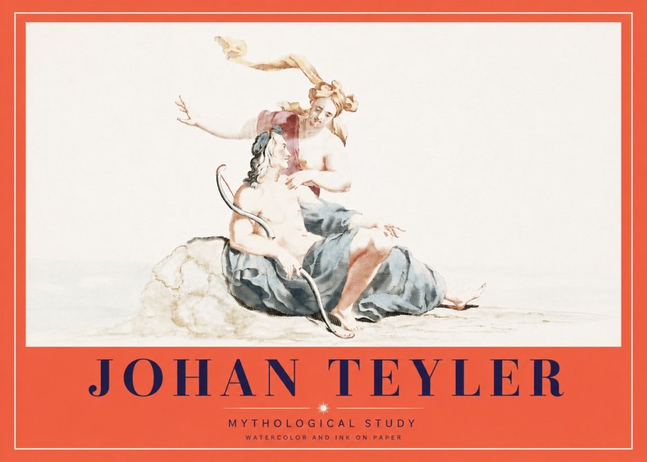 Johan Teyler Mythological Study No4 - Plakat