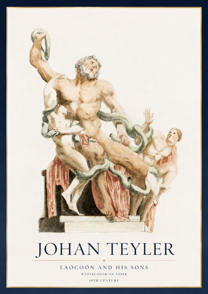 Johan Teyler The Laocoön Group No3 - Plakat