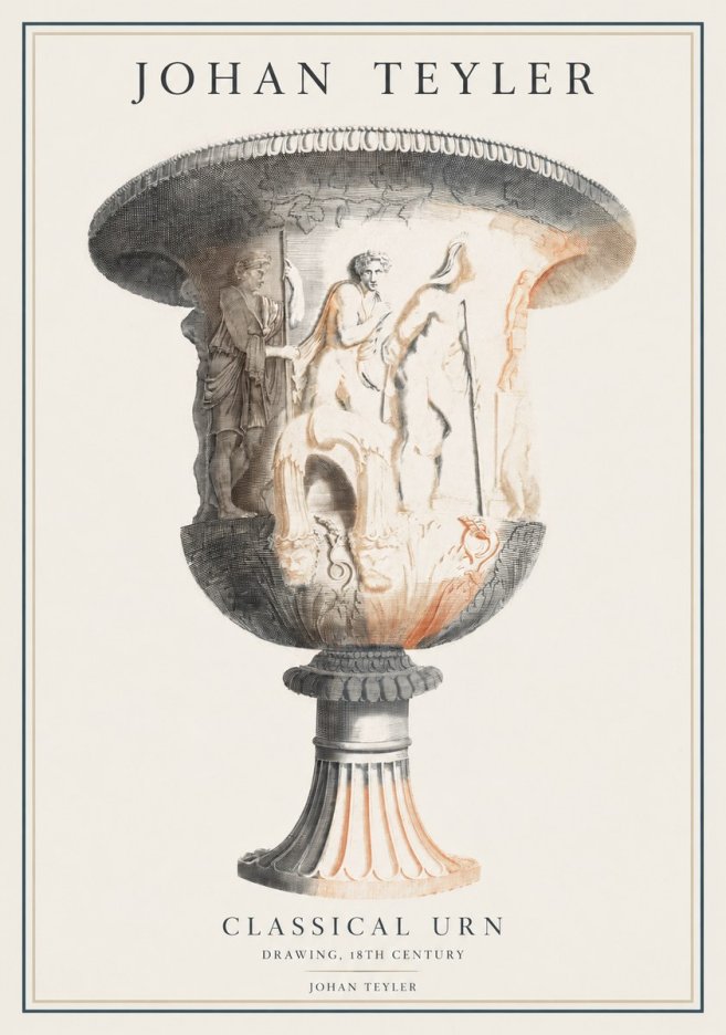 Johan Teyler Classical Urn No1 - Plakat