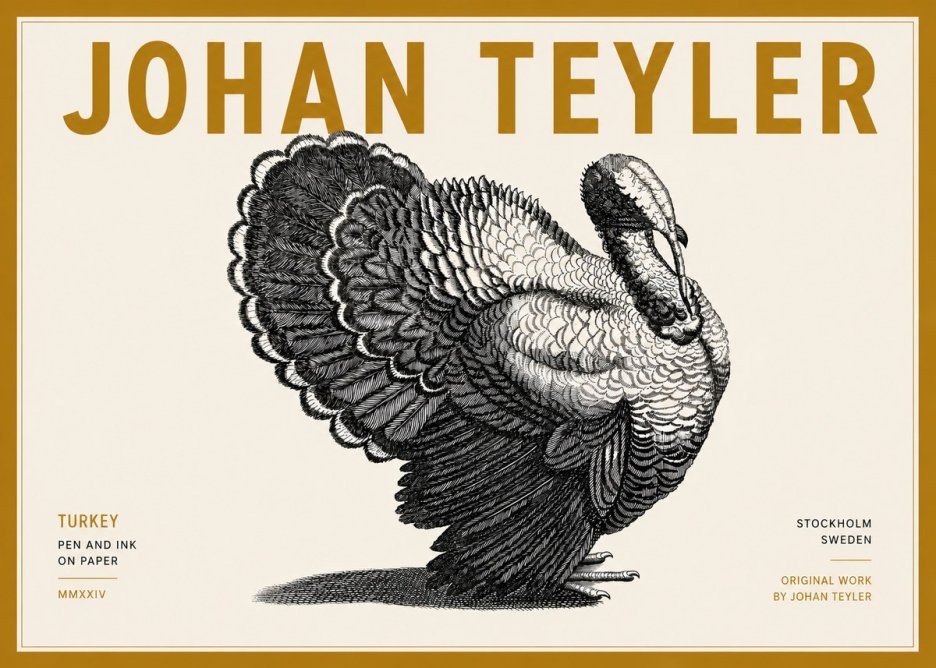 Johan Teyler Turkey No6 - Plakat