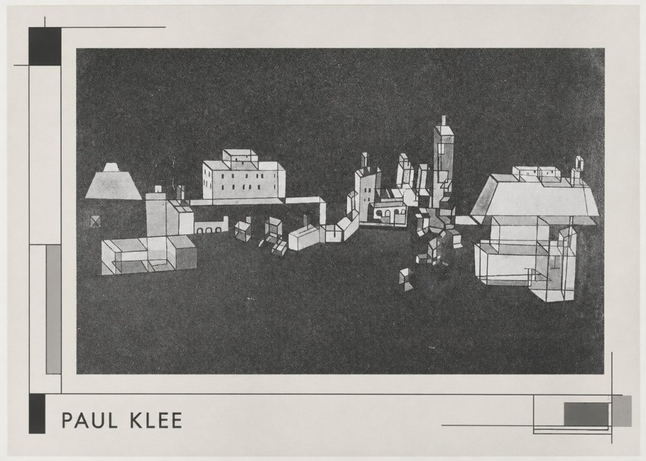 Paul Klee Architectural Forms No3 - Plakat