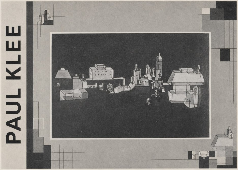 Paul Klee Architectural Forms No4 - Plakat