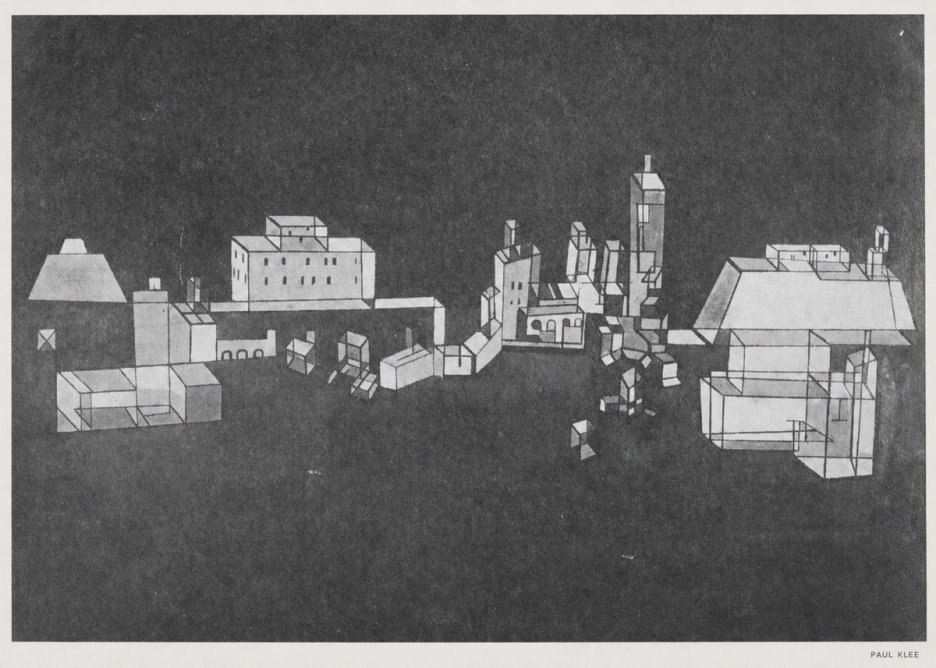 Paul Klee Architectural Forms No6 - Plakat
