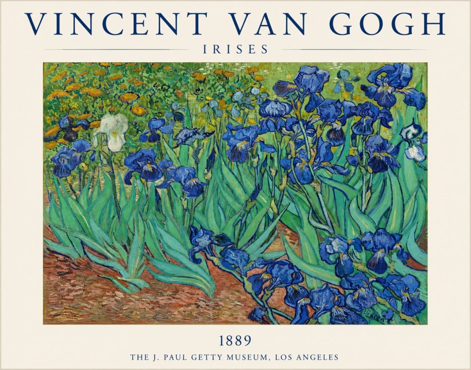 Van Gogh Irises I No1 - Plakat