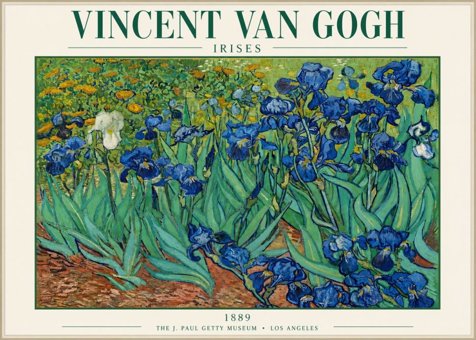 Van Gogh Irises I No3 - Plakat
