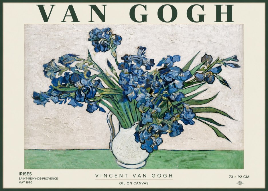 Van Gogh Irises II No4 - Plakat