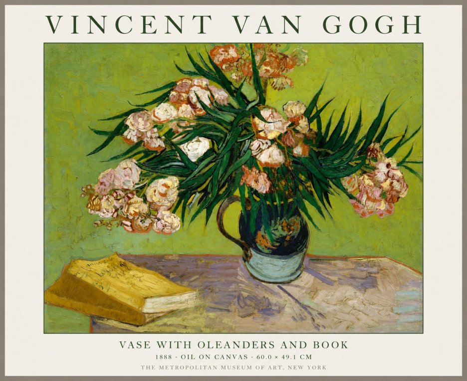 Van Gogh Oleanders No2 - Plakat