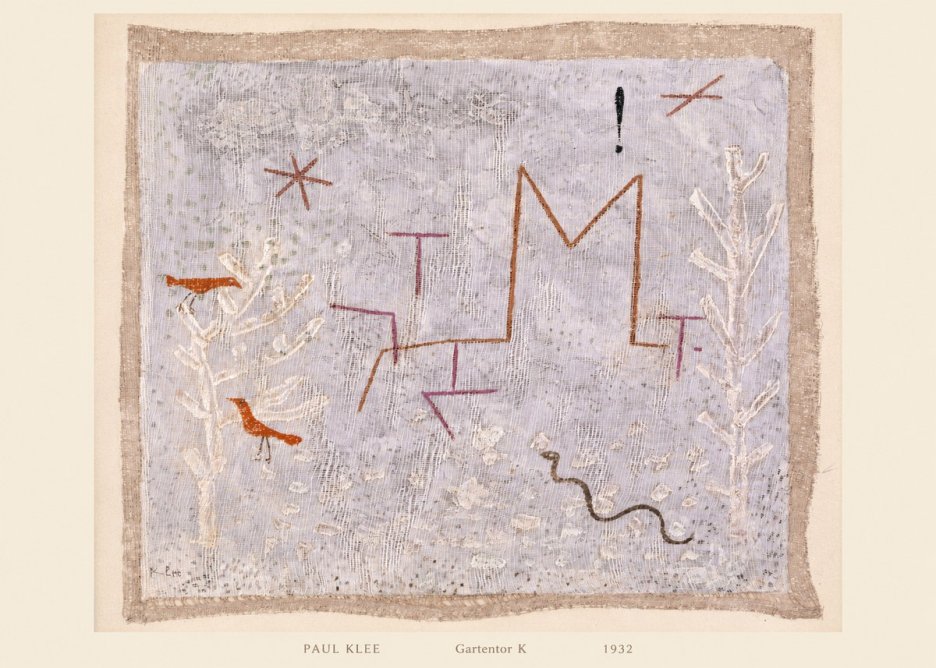 Paul Klee Gartentor K No5 - Plakat
